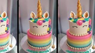 How to make cake unicorn cake tuter chocolate Mr Cake J #unicorncake