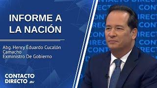 Entrevista con Henry Eduardo Cucalón - Exministro De Gobierno  | Contacto Directo | Ecuavisa