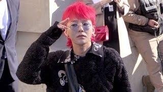 G Dragon and more arriving for the Chanel Ready to Wear Fashion Show