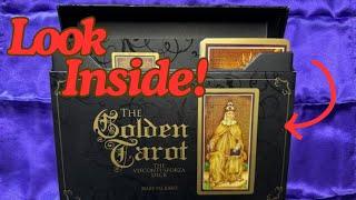 Unboxing & Flip-Through of The Golden Tarot Deck