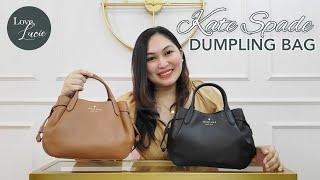 THE BAG REVIEW: KATE SPADE SMALL DUMPLING BAG IN WARM GINGERBREAD & BLACK | FULL REVIEW