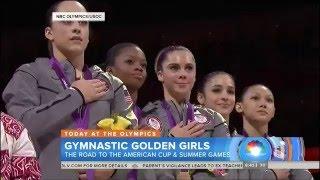 MARY LOU RETTON 48 - CARLY PATTERSON 28 - NASTIA LIUKIN 26 - GYMNASTIC'S GOLDEN GIRLS - 3-4-16