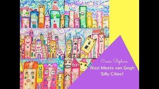 James Rizzi meets Vincent van Gogh Cities!