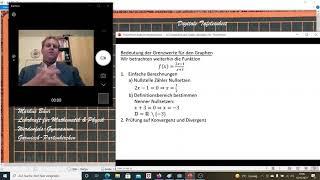 Lernvideo: Wie finde ich die Asymptoten von einfachen rationalen Funktionen?