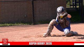 Softball Skills Video Aspen Berry 2026 Catcher/Outfielder