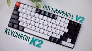 Keychron K2 Hot swappable Mechanical Keyboard - Review and Sound Test