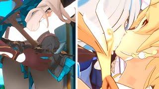 Aether Slap Lynette bumpers and Kissing Furina [Genshin Animation]