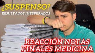 ️REACCIÓN a mis NOTAS FINALES de MEDICINA. 1O exámenes: RESULTADO INESPERADOPrimer cuatrimestre