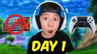Day 1 On Controller After Quitting Keyboard...