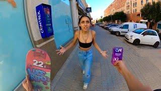 ESCAPANDO DE MI NOVIA TÓXICA EN SKATE POV