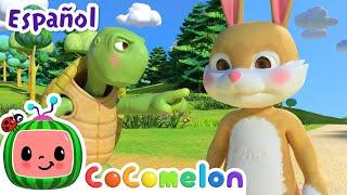 La tortuga y la liebre | Canciones Infantiles | Caricaturas para bebes | CoComelon en Español