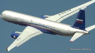 Tu-214ON at MAKS 2011 air show partly sunny