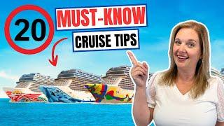 20 Cruise Tips EVERY First Timer Cruiser MUST KNOW!!