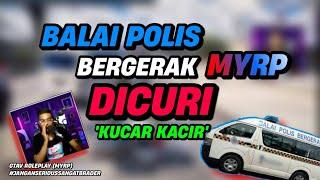 VAN BALAI POLIS BERGERAK DIBAWA LARI 'BAGI BALIK BALAI KAMI' LAWAK ! -  GTAVROLEPLAY