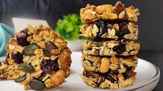 I don't eat sugar! Super healthy mixed Nuts Cookies ! Recipe for energy !