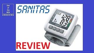 Sanitas SBC 25/1 Blood Pressure Monitor REVIEW (Lidl 21 systolic/diastolic 30-250 pulse 40-180)