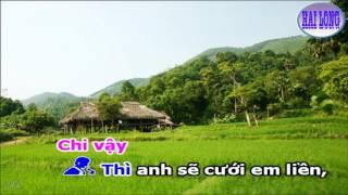 KARAOKE TRÍCH ĐOẠN CÔ GÁI BÁN GƯƠM SONG CA