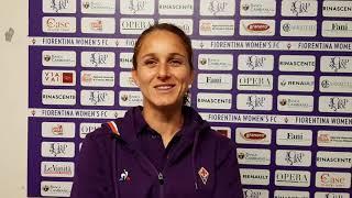 Fiorentina - Tavagnacco Tatiana Bonetti post partita