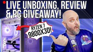 LIVE SIKPCs 9800X3D Pre-Built Gaming PC Unboxing, Review, and GIVEAWAY!