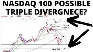 Stock Market CRASH: Possible 5 Leg Push Down on NASDAQ 100 - Next Big Rally NDX Just Fills the Gap
