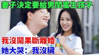 妻子決定要給男閨蜜生孩子後，我沒鬧，果斷離婚時她大哭：我沒臟【N109調查者】#Miti叶探长#奇闻#秘事#民间故事