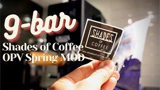 Gaggia Classic Pro- Mr Shades 9-Bar OPV Mod Comparison