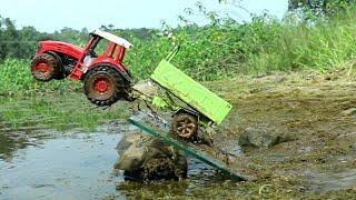 Bruder Tractor And Tata Truck Jump River | CS Toy Shorts