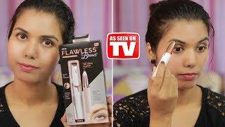 FLAWLESS Brows Hair Remover Detailed Demo & Review #flawlessbrows  | omnistyles