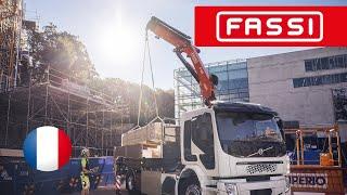 Une grue articulée Fassi F195A.1.25 xe-dynamic aménagée sur Volvo FE Electric