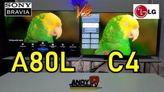 SONY A80L vs LG C4: XR Triluminos Pro vs Perfect Color / Smart TVs 4K OLED