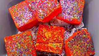Dyed Gym Chalk 🩷 Crispy, Soft, Powdery Goodness  Gym Chalk ASMR