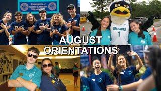 WORKING ON CAMPUS AT UNCW | orientation, move-in, and convocation