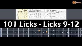 101 Licks - Licks 9-12 (Rock) With Downloadable Tab