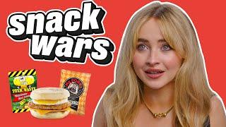 Sabrina Carpenter: "I've Never Eaten McDonald's" | Snack Wars | @LADbible