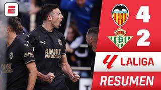 VALENCIA GOLEÓ 4-2 al Betis con DOBLETE de HUGO DURO y rompe mala racha | RESUMEN | La Liga