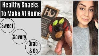 Healthy Snacks To Make At Home! (Sweet, Savory, Grab & Go Ideas!)