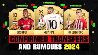 NEW CONFIRMED TRANSFERS & RUMOURS!  ft. Mbappe, Brobbey, Greenwood... etc