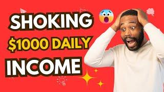 SHOKING $1000 INCOME, BEST WEBSITE FOR MAKING MONEY ONLINE |