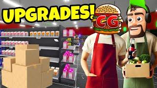 We Spent a TON OF MONEY Upgrading Our Supermarket! (Grocery Store Simulator)