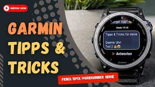 Level Up your Garmin - The best unknown features you must try.