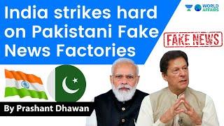 India strikes hard on Pakistani Fake News Factories #shorts #ytshorts