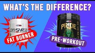 What is the Difference between Pre-Workout and a Fat Burner?