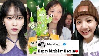 Famous People Wishing 'Haerin' Happy Birthday | NewJeans Haerin Birthday Celebration