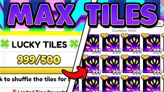 The BEST METHOD To Get LUCKY TILES In PET SIMULATOR 99!