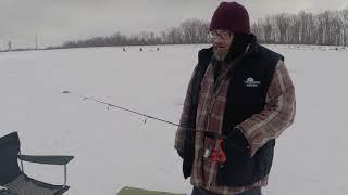 Wellington Upground ice fish with John Coffey the unpaved explorer