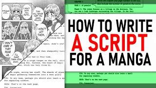 How To Write A Script For A Manga Or Comic (3 Different Methods!)