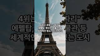 세계에서 가장 인기 있는 여행지 TOP7 #지식 #여행 #이슈#shorts #travel