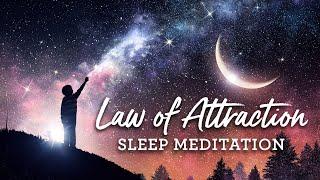 LAW OF ATTRACTION Sleep Hypnosis  8 Hrs  MANIFEST Success, Love, Wealth, Health and Happiness