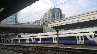 TFL Rail Class 345 (345013) arriving at London Paddington Station