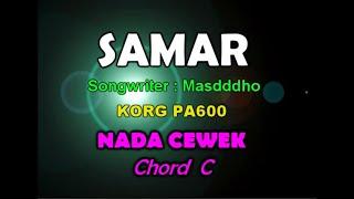 SAMAR KARAOKE NADA CEWEK / WANITA VERSI DANGDUT KOPLO by Saka